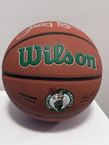 Larry Bird Autografiado Boston Celtics Wilson Verde Logo Baloncesto JSA con Estuche - Imagen 2 de 8