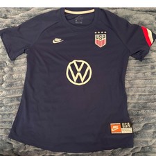 United States Soccer Jersey Nike Womens S USMNT Navy Blue Dri-Fit CD2582-421