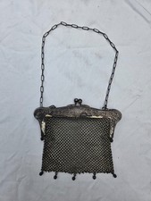 Antique German Silver Mesh Purse
