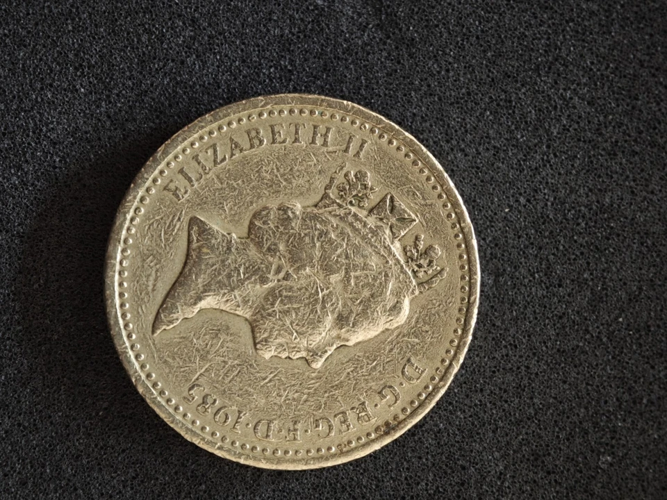 SELTENE 1985+1996 One Pound Münze, Sammler Münze,2Stk. - Bild 2 von 4