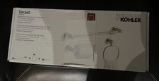 Kohler Tercet Brushed Nickel 24 in Towel Rail  Ring Set Wall Mount Bath