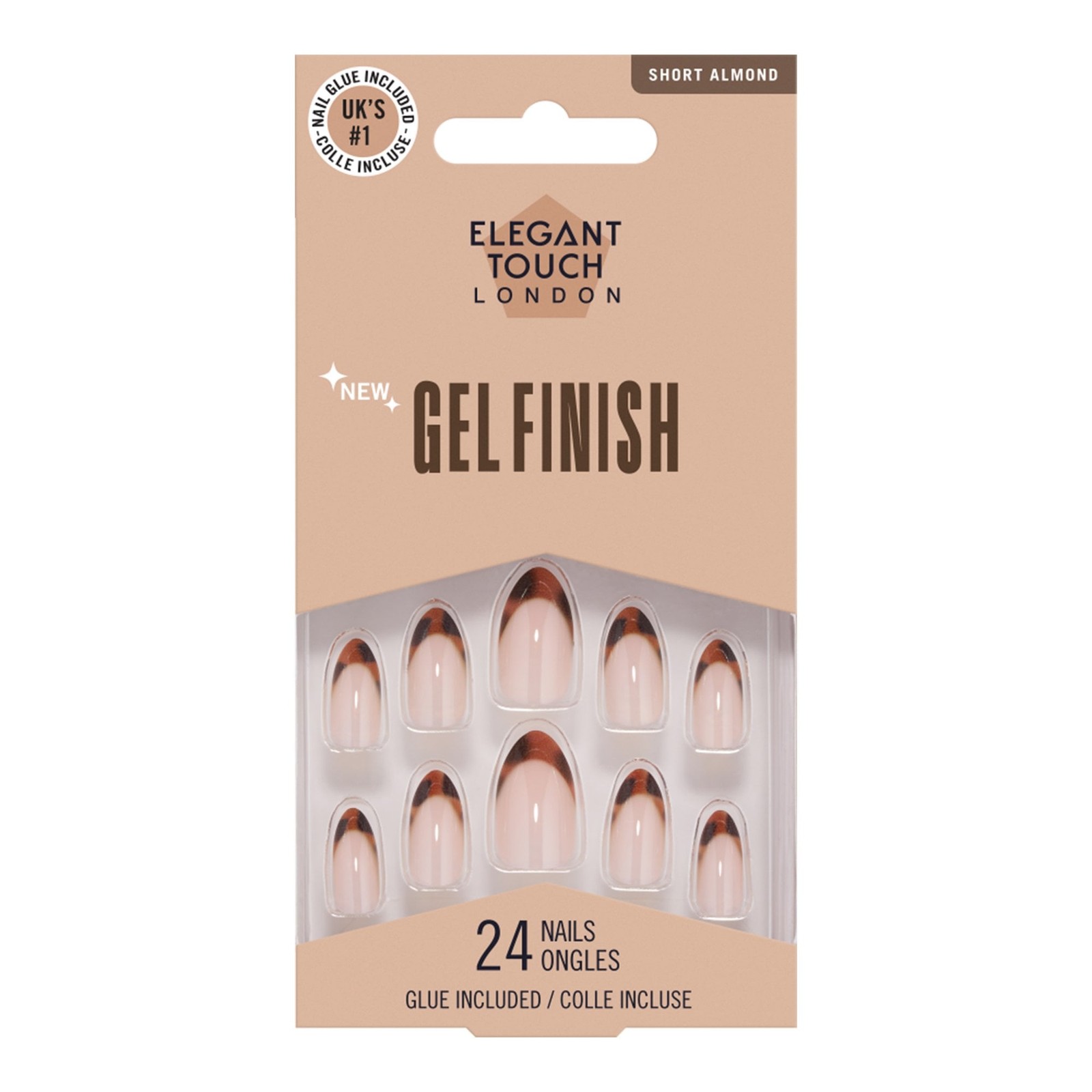 Elegant Touch Long Wearing Gel Finish False Nails - Jungle Queen (OA4023106)