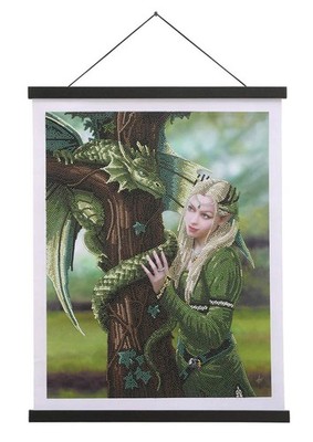 Crystal Art Scroll Kit - Kindred Spirits: Craft Buddy Hobby Supplies
