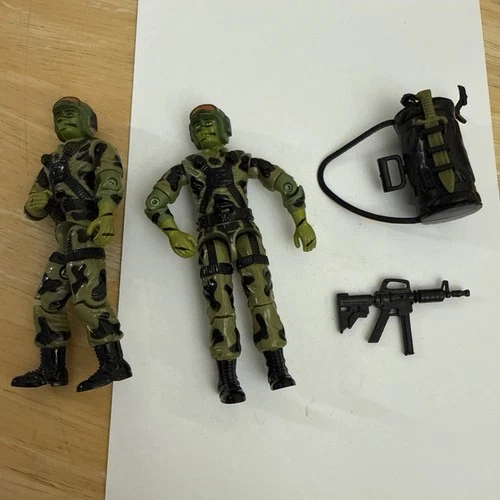 Hit & Run (x2) Vintage 1988 Hasbro G.I.Joe ARAH Almost Complete Grapple Figure