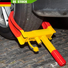 Wegfahrsperre Wohnwagen Stahl Radkralle Auto PKW Parkkralle Diebstahlsicherung