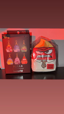 Disney Inside out 2 Anger Loungefly Backpack Keychain New Opened box