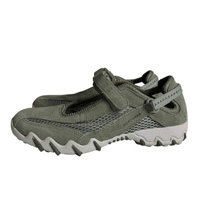 Allrounder by Mephisto Women's Niro Light Militaire Green Suede Leather Size 8