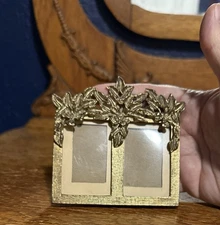 Vintage Victorian Style Metal Gold Toned Picture Frame