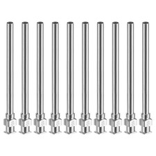 10Pcs 8G 2 Inch Blunt Tip Dispensing Needle for Refilling Liquid Inks