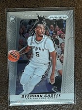 2024-25 Panini Prizm Deca Stephon Castle Rookie S.A. Spurs #174