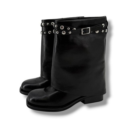 Free People Scorpio Studded Foldover Fashion Boots Women's Sz 10