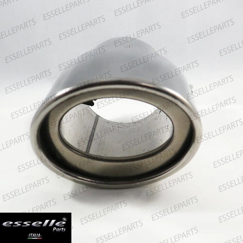 TERMINALE DI SCARICO PER MARMITTA FINALINO CROMATO INOX FIAT PANDA 169 - Immagine 3 di 4