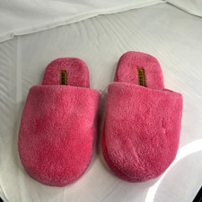 Joe Boxer Pink House Slippers Soft Size 7/8