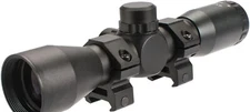 AIM SPORTS 4X32 Compact Mil-Dot Scope with Rings 