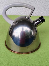 SUS Teekessel Wasserkessel Flötenkessel Rein Kupfer Planboden 2,5L Ø 20cm