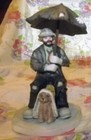 Emmett Kelly Jr Clown Figurine 5" Flambro