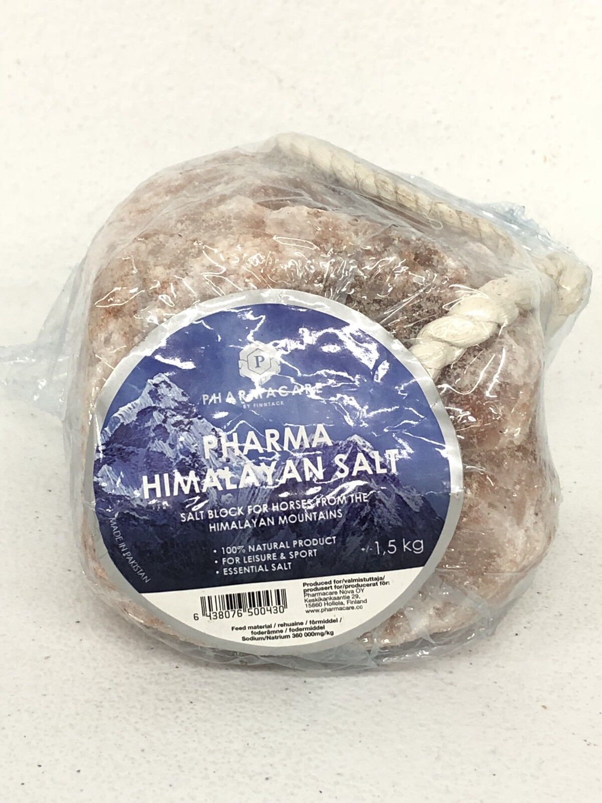 Pharma Himalayan Horse Equestrian Salt Lick 1.5 kg 3.3 lbs New S