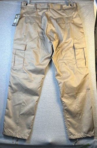 Rothco Cargo Pants Men's  L   Tan Khaki Tactical  Battle Dress Uniform Works - Picture 7 of 9
