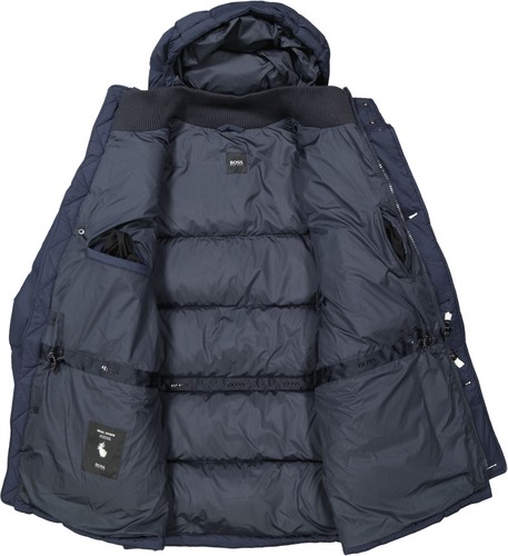 NEU ! HUGO BOSS Herren Winterjacke dunkelblau Gr. 56 - Bild 7 von 7