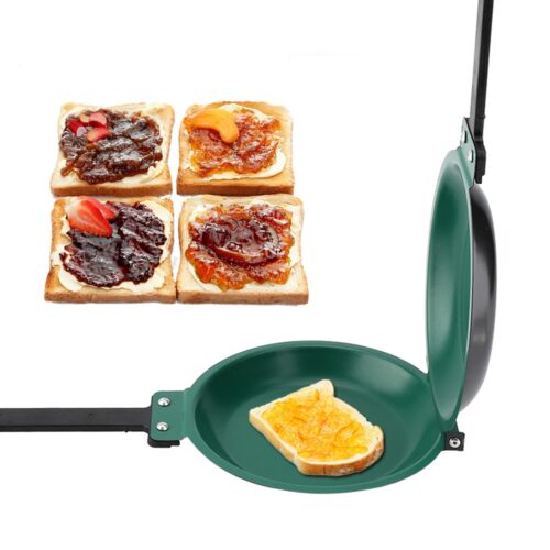 Padella pieghevole doppio lato NOn Stick rivestimento ceramica pancake maker - Foto 5 di 12