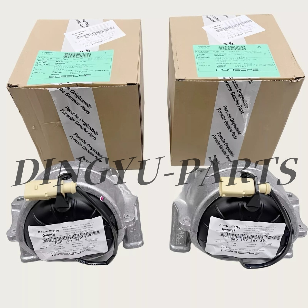 Pair of OEM Engine Mounts For Porsche Macan 2.0 2015-2025