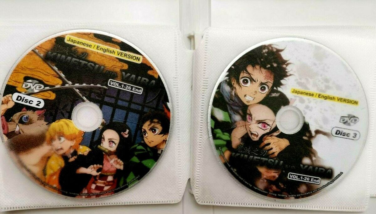 DVD Anime Demon Slayer: Kimetsu no Yaiba Complete TV Series (1-26) English  SUB