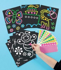 Dotty Art Craft Set Kit Quadro Attività Bambini Confezione da 4/8