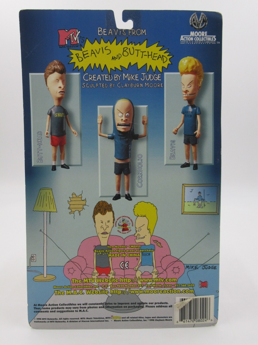 1998 　Beavis and Butt-Head フィギュア　2体　セット Beavis and Butt-Head 3.75″ Action Figures Set of Two +