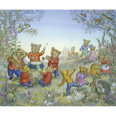 Teddybär Band - Molly Brett Print