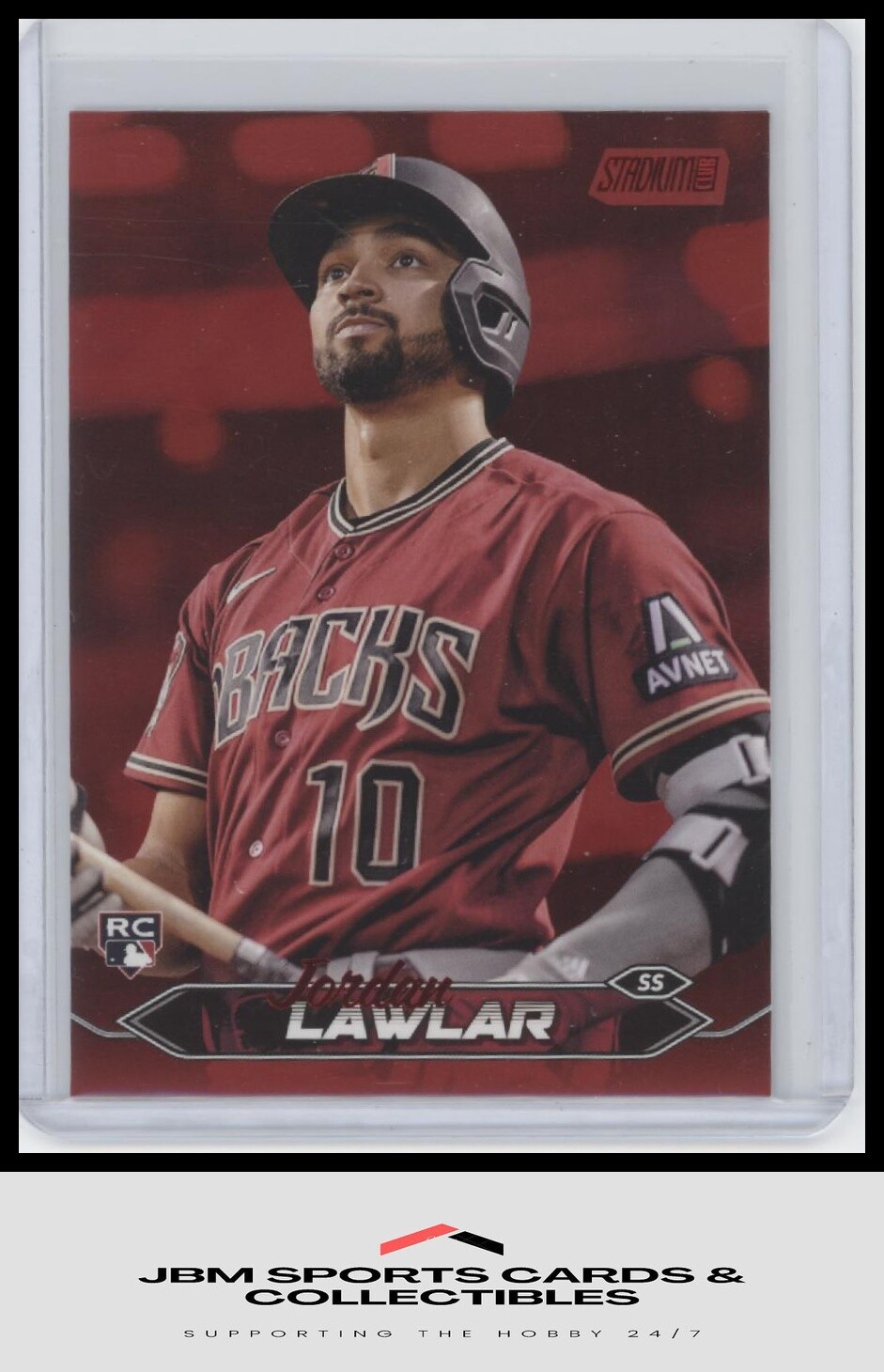 2024 Stadium Club #12 Jordan Lawlar Red Foil
