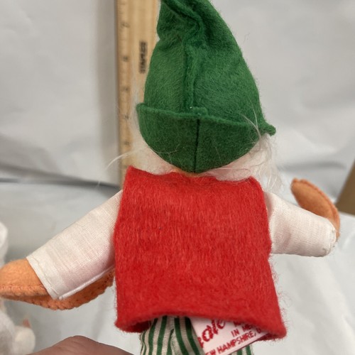 Annalee Christmas ~ 10" Tinsel the Elf with Closed Eyes ~ 1991 (B) Singing - Picture 8 of 9