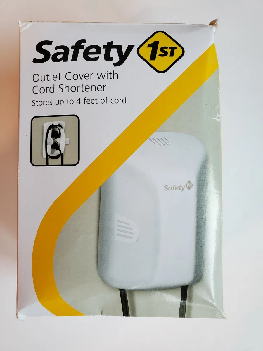 Safety 1st outlet cover with cord shortener for baby proofing sales