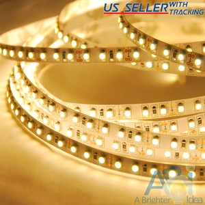 Abi Cool White Double Density 1200 Led Flexible Light Strip, 120 Led / Meter, 10 Meters / 33 Feet, 24Vdc (Adapter Not Included) (845832014357)