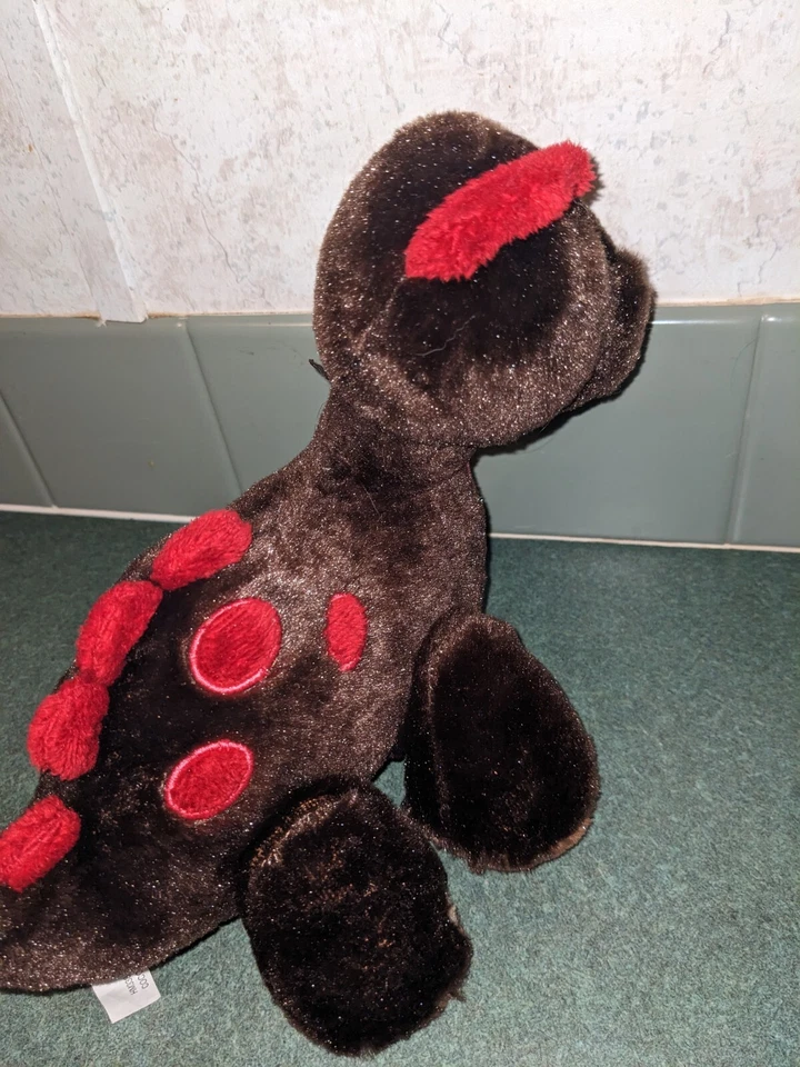 GANZ Webkinz CoCoa Dinosaur Plush Toy Stuffed Animal Brown Red Retired HM3389' - Image 4 of 4