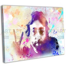 John Lennon Peace Canvas Print Framed Iconic Music wall Art Picture