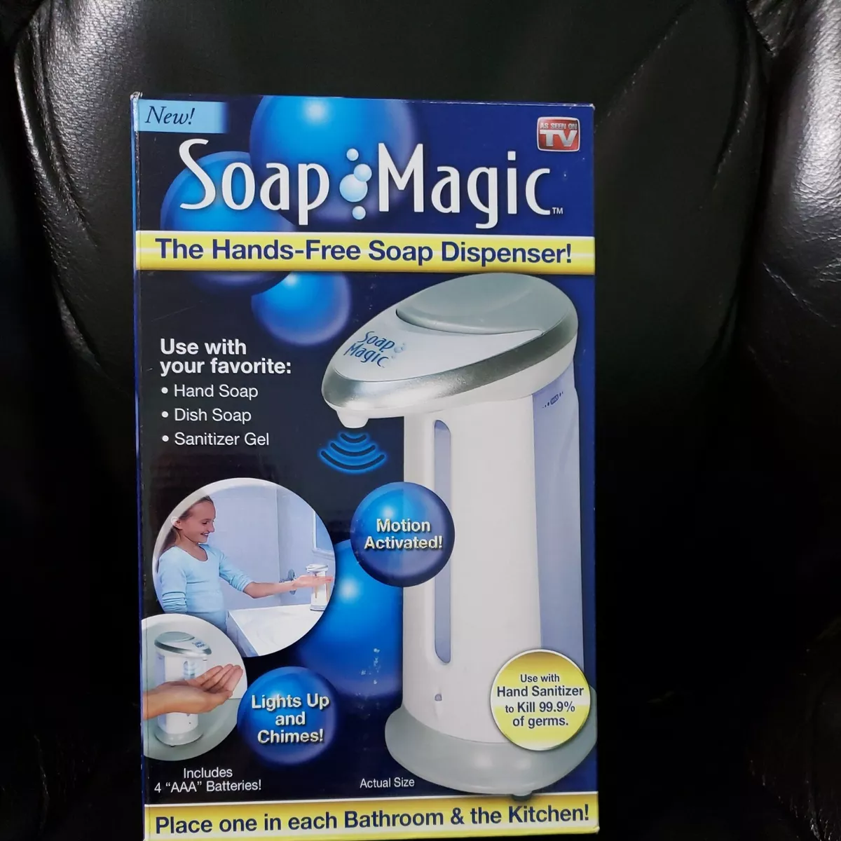 Soap Magic Hands Free Soap Dispenser As Seen On TV
