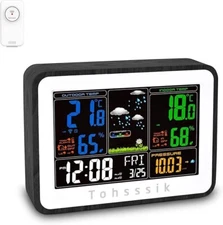 Tohsssik Multifunctional Digital Hygrometer Thermometer