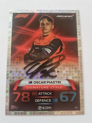 Topps Turbo Attax F1 2023 - Signature Style - Oscar Piastri - # 362