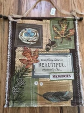 Transpac Wall Scroll Everything is Beuatiful, Especially the...Memories 18”x 22”