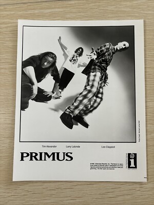 Primus 1990 Press Kit w/ 8x10 band photo Record Promo PROMOTIONAL