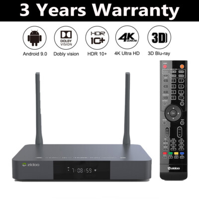 ZIDOO Z9X 4K Dobly Media Player Smart TV Box Set Top Box 2G + 16G for Android9.0