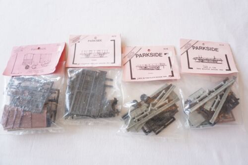 Parkside PC11 PC15 PC16 PC18 x4 OO Gauge Model Railway Unused Wagon Van Kits