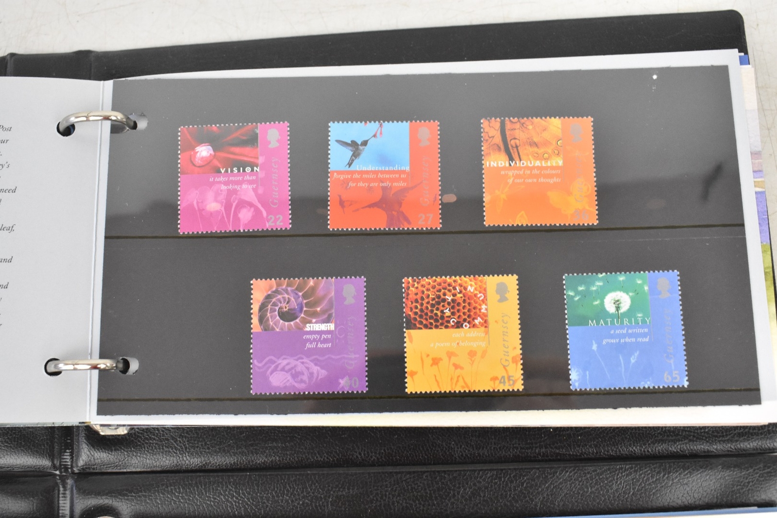 Guernsey Post Office Stamp Collection 3 Albums of Various Stamps