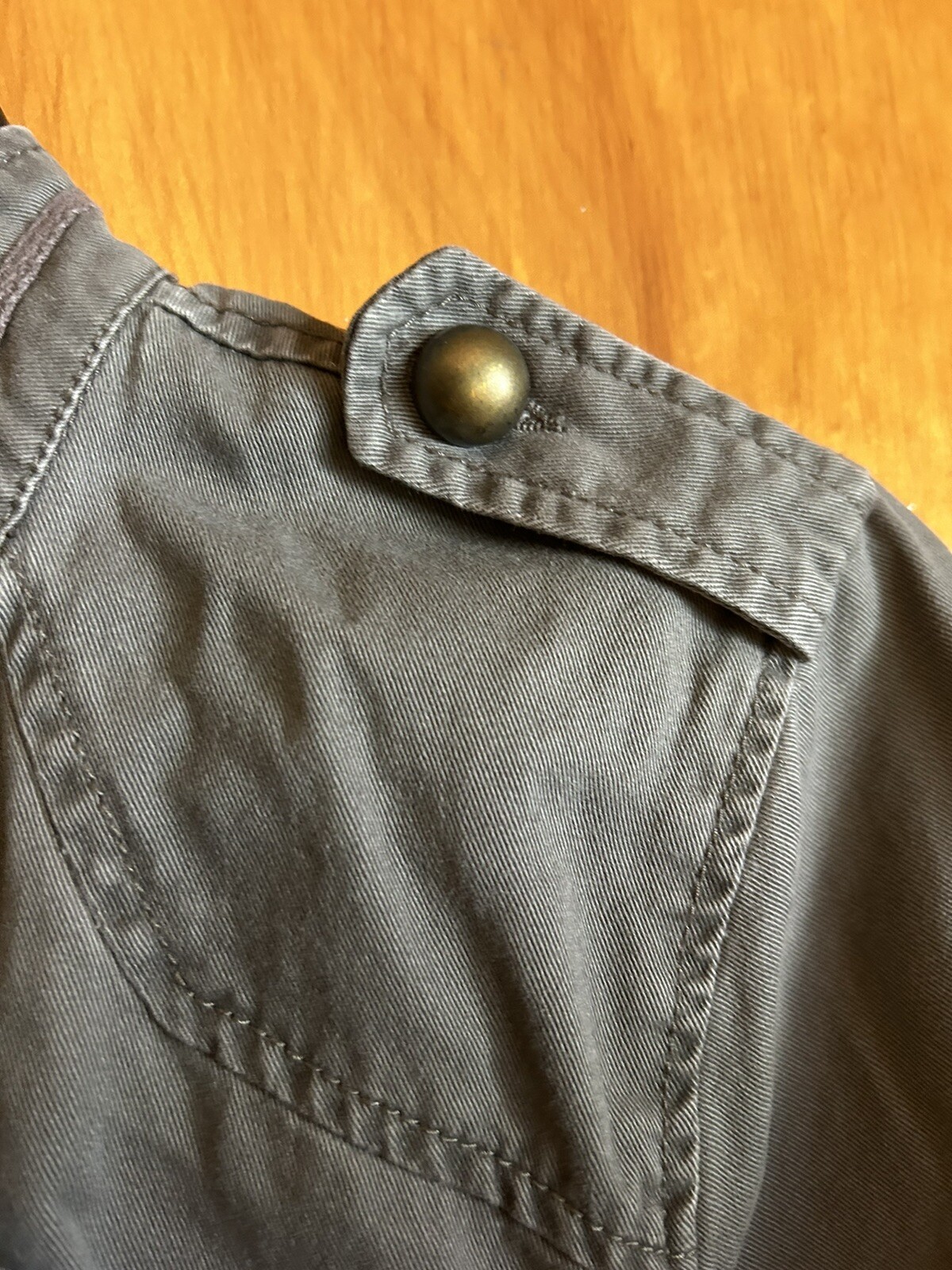 Sanctuary Surplus  Utility Button Jacket Gray L - image 8