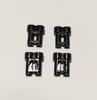 4 StüCk Lego 30162 Fernglas Feldstecher MinifigurzubehöR – Black, Schwarz – Neu