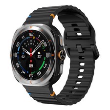 NO Gaps Soft Silicone Sports Band for Samsung Galaxy Watch Ultra 47mm Strap