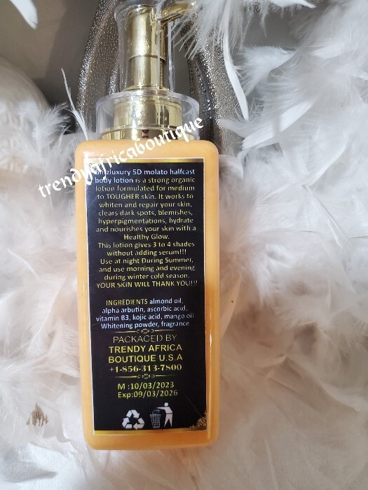 GLITZLUXURY 5D Molato body lotion 600ml x 1