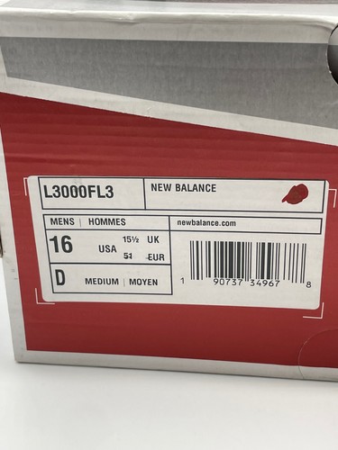 New Balance L3000FL3 Men's Baseball Cleats Teal Gray US sz 16 NEW IN BOX - Picture 10 of 10