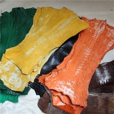 100 Genuine Ostrich Legs Leather Skin Leather Hide Real Leather DIY Black Color