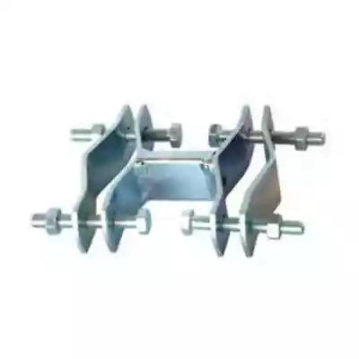 giunto per palo antenna tv 25-60mm cavallotto doppio